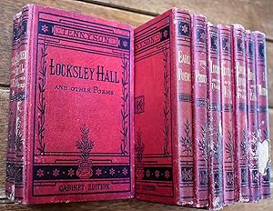 THE WORKS OF ALFRED TENNYSON 10 Volume Cabinet Edition