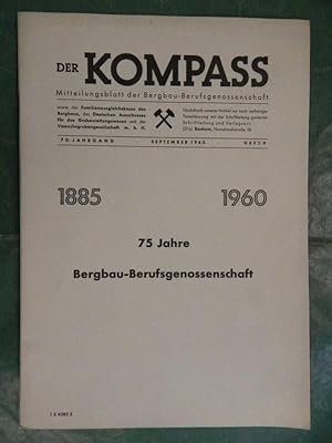 75 Jahre Bergbau-Berufsgenossenschaft 1885-1960