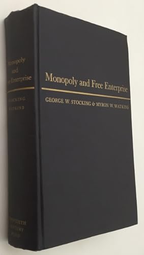 Image du vendeur pour Monopoly and free enterprise. (With the report and recommendations of the Committee on Cartels and Monopoly mis en vente par Antiquariaat Clio / cliobook.nl