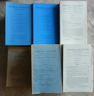 Journal asiatique. Périodique trimestriel publié par la Société Asiatique. De 1946 à 1995.