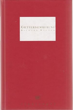 Bild des Verkufers fr Programmheft Richard Wagner GTTERDMMERUNG Premiere 10. Dezember 1995 zum Verkauf von Programmhefte24 Schauspiel und Musiktheater der letzten 150 Jahre
