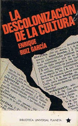 Seller image for LA DESCOLONIZACIN DE LA CULTURA for sale by Librera Torren de Rueda