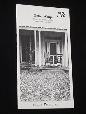 Imagen del vendedor de Programmheft 10 Dsseldorfer Schauspielhaus 1981/82. ONKEL WANJA von Tschechow. Regie: Peter Palitzsch, Ausstattung: Herbert Kapplmller, techn. Ltg.: Joachim Ehle. Mit Wolfgang Arps, Christina Amun, Tanja von Oertzen, Hilde Mikulicz, Michael Hornig, Ernst Jacobi, Walter Spiske, Maria Alex, Gerhard Opetz a la venta por Fast alles Theater! Antiquariat fr die darstellenden Knste