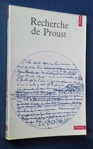 Imagen del vendedor de RECHERCHE DE PROUST. a la venta por Librairie Pique-Puces