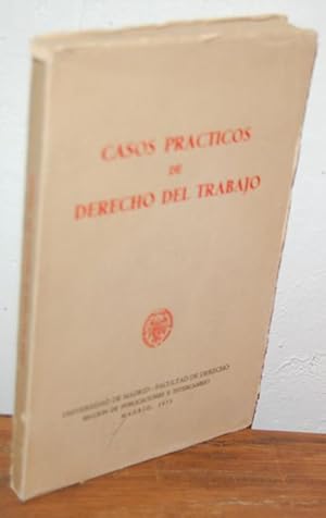 Image du vendeur pour CASOS PRCTICOS DEL DERECHO DEL TRABAJO mis en vente par EL RINCN ESCRITO
