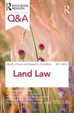 Bild des Verkufers fr Q&A Land Law 2011-2012 (Questions and Answers) zum Verkauf von WeBuyBooks