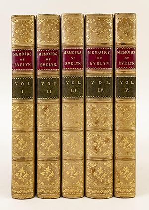 MEMOIRS OF JOHN EVELYN . . . COMPRISING HIS DIARY FROM 1641 TO 1705-6, AND A SELECTION OF HIS FAM...