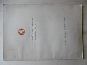 Imagen del vendedor de Messe- und Ausstellungs-Gesellschaft M. B. H. Frankfurt am Main: Bericht ber das Geschftsjahr 1958. a la venta por Antiquariat Steinwedel