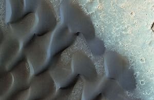 Imagen del vendedor de Planet Mars Orbit Reconnaissance Spaceship Barchan Sand Dunes Postcard a la venta por Postcard Finder