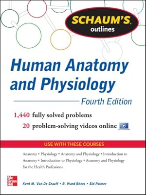 Imagen del vendedor de Schaum's Outlines Human Anatomy and Physiology a la venta por GreatBookPricesUK