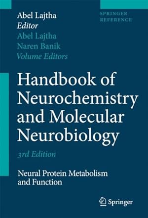 Seller image for Handbook of Neurochemistry And Molecular Neurobiology : Neural Protein Metabolism And Function for sale by GreatBookPricesUK