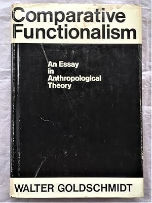 COMPARATIVE FUNCTIONALISM An Essay in Anthropological Theory