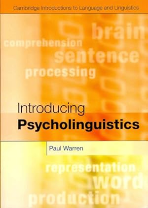 Immagine del venditore per Introducing Psycholinguistics venduto da GreatBookPricesUK