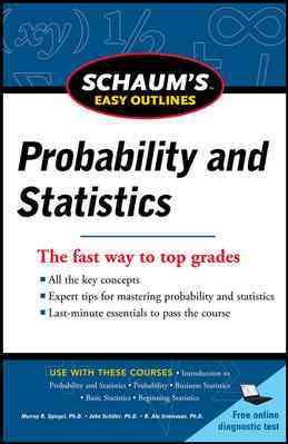 Seller image for Schaum's Easy Outlines Probability and Statistics for sale by GreatBookPricesUK