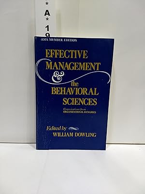 Effective Management and the Behavioral Sciences