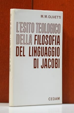 L`esito teologico della filosofia del linguaggio di Jacobi.