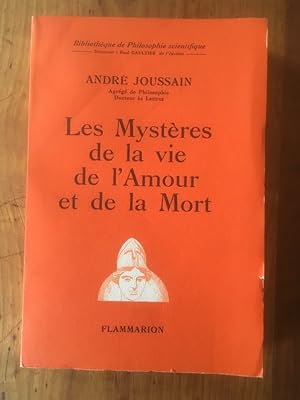 Seller image for Les mystres de la vie, de l'amour et de la mort for sale by Librairie des Possibles