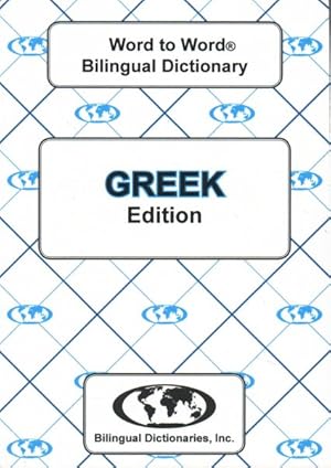 Seller image for English-greek & Greek-english Word-to-word Dictionary for sale by GreatBookPricesUK