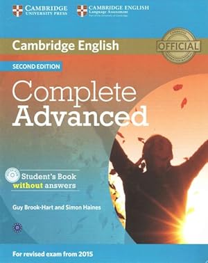 Immagine del venditore per Cambridge English Complete Advanced : Without Answers venduto da GreatBookPricesUK