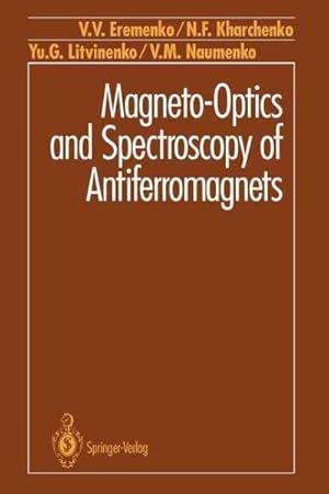 Imagen del vendedor de Magneto-Optics and Spectroscopy of Antiferromagnets a la venta por GreatBookPricesUK