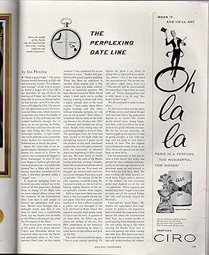 "The Perplexing Date Line" in Holiday magazine November 1960