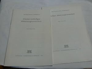 Imagen del vendedor de Archaeologia Homerica: . Vorlufiges Abkrzungsverzeichnis plus zweites vorlufiges Abkrzungsverzeichnis a la venta por Versandhandel Rosemarie Wassmann