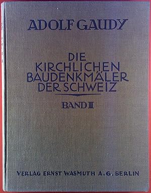 Seller image for Die kirchlichen Baudenkmler der Schweiz Band II for sale by biblion2