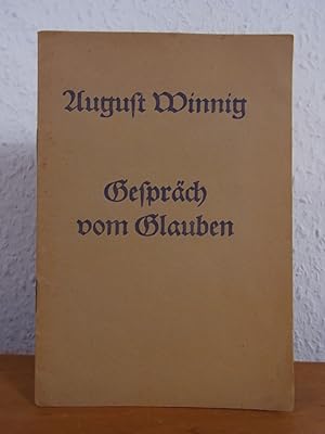 Imagen del vendedor de Gesprch vom Glauben a la venta por Antiquariat Weber