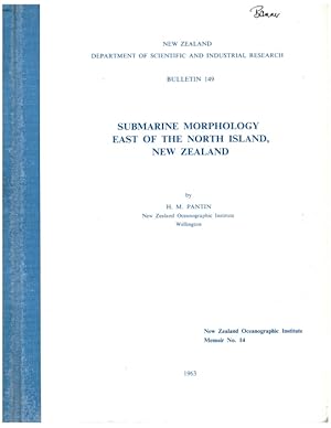 Bild des Verkufers fr Submarine Morphology East of the North Island, New Zealand zum Verkauf von PEMBERLEY NATURAL HISTORY BOOKS BA, ABA
