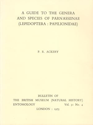 Seller image for A guide to the genera and species of Parnassiinae (Lepidoptera: Papilionidae) for sale by PEMBERLEY NATURAL HISTORY BOOKS BA, ABA
