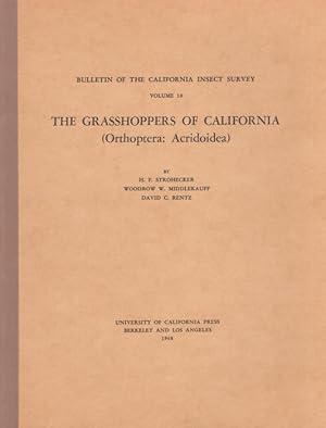 The Grasshoppers of California (Orthoptera:Acridoidea)
