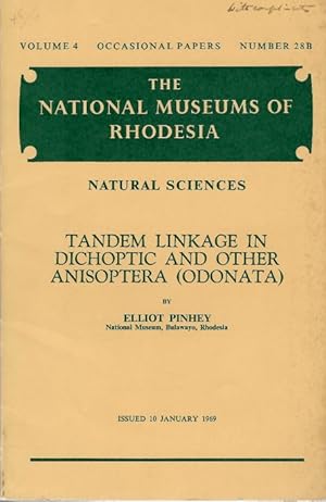 Tandem Linkage in Dichoptic and other Anisoptera (Odonata)