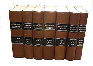 Bibliographia Araneorum Analyse Methodique de toute la Litterature Araneologique jusqu'en 1939. T...