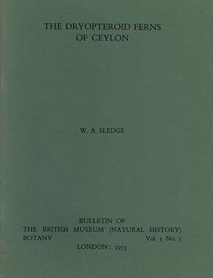 The Dryopteroid Ferns of Ceylon