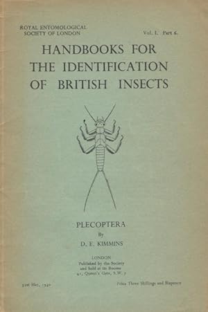 Seller image for Plecoptera (Handbooks for the Identification of British Insects 1/6) for sale by PEMBERLEY NATURAL HISTORY BOOKS BA, ABA