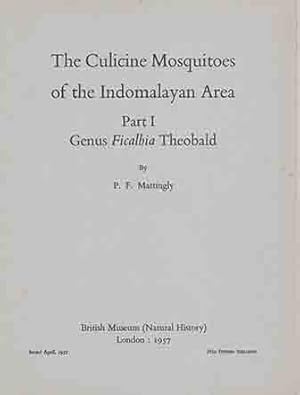 Imagen del vendedor de The Culicine Mosquitoes of the Indomalayan Area. Pts I-VI a la venta por PEMBERLEY NATURAL HISTORY BOOKS BA, ABA