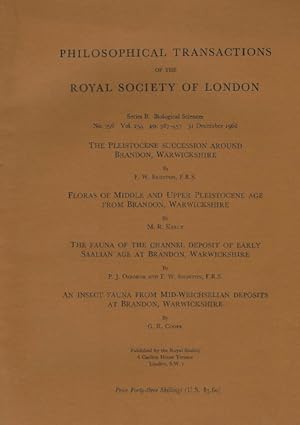 Seller image for The Pleistocene Succesion around Brandon, Warwickshire for sale by PEMBERLEY NATURAL HISTORY BOOKS BA, ABA