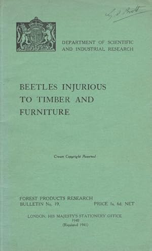 Beetles Injurious to Timber and Furniture