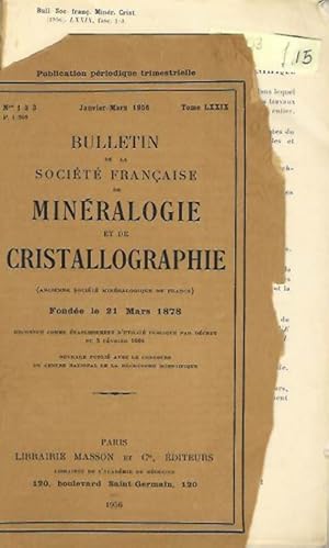 Image du vendeur pour Contribution a la Mineralogie des Arseniates, Phosphates et Vanadates de Cuivre: 1.- Arseniates de Cuivre mis en vente par PEMBERLEY NATURAL HISTORY BOOKS BA, ABA