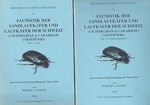 Immagine del venditore per Faunistik der Sandlaufkfer und Laufkfer der Schweiz (Cicindelidae & Carabidae) Coleoptera (Documenta Faunistica Helvetiae 13) venduto da PEMBERLEY NATURAL HISTORY BOOKS BA, ABA