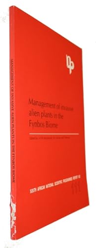 Imagen del vendedor de Mangement of Invasive Alien Plants in the Fynbos Biome a la venta por PEMBERLEY NATURAL HISTORY BOOKS BA, ABA