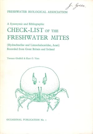 Image du vendeur pour A Synonymic and Bibliographic Check-List of the Freshwater Mites (Hydrachnellae and Limnohalacaridae, Acari) recorded from Great Britain and Ireland mis en vente par PEMBERLEY NATURAL HISTORY BOOKS BA, ABA