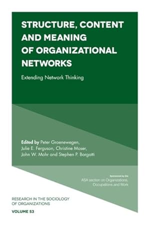 Seller image for Structure, Content and Meaning of Organizational Networks : Extending Network Thinking for sale by GreatBookPricesUK