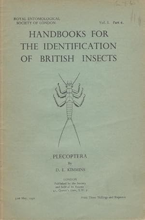 Imagen del vendedor de Plecoptera (Handbooks for the Identification of British Insects 1/6) a la venta por PEMBERLEY NATURAL HISTORY BOOKS BA, ABA