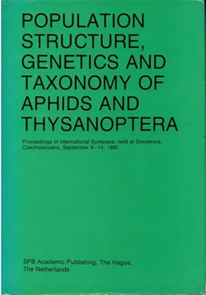 Population Structure, Genetics and Taxonomy of Aphids and Thysanoptera