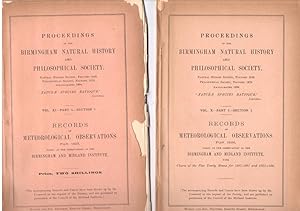 Records of Meteorological Observations for 1896 [and] 1897, taken at the Observatory of the Birmi...