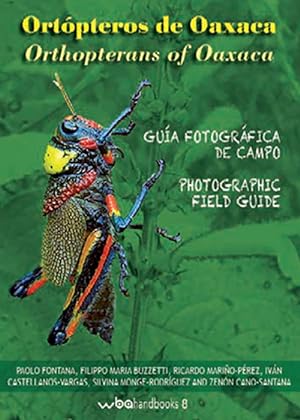 Bild des Verkufers fr Orthopterans of Oaxaca: Photographic Field Guide - Ortopteros de Oaxaca Guia fotografica de campo zum Verkauf von PEMBERLEY NATURAL HISTORY BOOKS BA, ABA