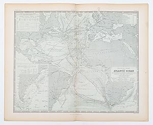 Physical Chart of the Atlantic Ocean. Showing the Form & direction of the currents; Distribution ...