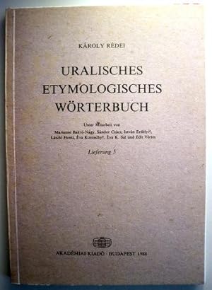 Seller image for URALISCHES ETYMOLOGISCHES WRTERBUCH. Lieferung 5 - Budapest 1988 for sale by Llibres del Mirall