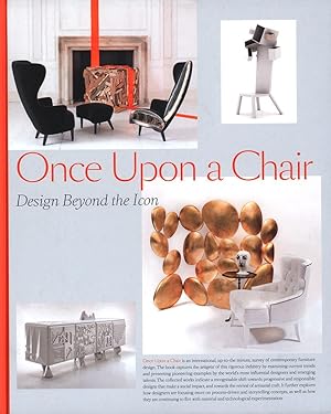 Bild des Verkufers fr Once upon a chair. Design beyond the icon. zum Verkauf von Antiquariat Lenzen